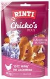 Rinti Chicko Plus H&auml;hnchenschenkel mit Calciumbone 225 g - 9 St&uuml;ck / Sparp,...