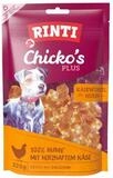 Rinti Chicko Plus K&auml;sew&uuml;rfel mit Huhn 225 g - 9 St&uuml;ck, Snack f&uuml;r: Hund