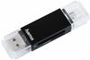 Hama Speicherkartenleser HAMA USB 2.0 OTG Kartenleser Basic SD/microSD Schwarz