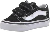 Sneaker VANS "Old Skool", M&auml;dchen, Gr. 26, schwarz-wei&szlig; (schwarz, wei&szlig;), Leder,