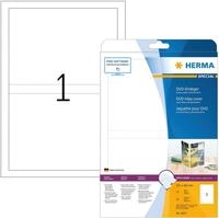 HERMA Etiketten DVD-Einleger perforiert 273x183mm Special A4 VE=25 St&uuml;ck
