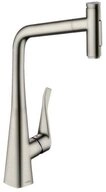 hansgrohe K&uuml;chenarmatur hansgrohe 320 Metris Select M71, ausziehbarer Schlauch...