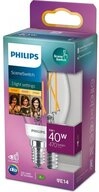 Philips LED-Leuchtmittel LEDClassic SSW 40W B35 E14 WW Gl&uuml;hbirne Kerzenlampe