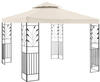 Uniprodo Gartenpavillon 300 x 300 cm creme (10250036)