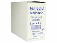 Holthaus Medical Wundpflaster Temedia Wirkbinde, 6 cm x 4 m, Klinikpackung à...