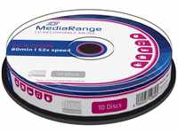 Mediarange CD-Rohling 10 Mediarange Rohlinge CD-R 80Min 700MB 52x Spindel