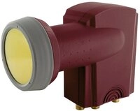 Schwaiger Schwaiger SPS6918R531 Quattro-LNB Feedaufnahme: 40 mm Ziegel-Rot