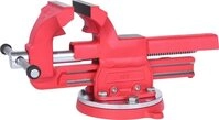 KS Tools Schraubstock KS Tools 914.0025 Schraubstock mit Rundteller, 90 mm