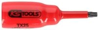 KS Tools Torx-Bit, 3/8" Stecknuss mit Schutzisolierung f&uuml;r Schrauben, T25, kurz
