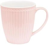 Greengate Becher Alice Becher mit Henkel pale pink 0,4&nbsp;l, Steingut