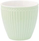 Greengate Becher Alice Latte Cup pale green 0,25 l, Steingut