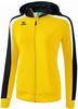Erima Trainingsjacke Damen Liga 2.0 Trainingsjacke mit Kapuze gelb|schwarz|weiß 36