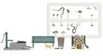 Busch Modelleisenbahn-Figur H0 Spielende Katzen 7921