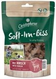 Christopherus Soft-Im-Biss mit Hirsch 125 g - 12 St&uuml;ck, Snack f&uuml;r: Hund