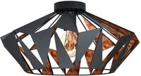 EGLO Deckenleuchte CARLTON 6 Deckenlampe, schwarz-kupfer, exkl. Leuchtmittel E27,