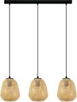 EGLO H&auml;ngeleuchte "Dembleby", beige (natur), 3, Leuchten, H&auml;ngelampe Vintage,