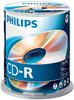 Philips CD-Rohling CD-R 80 Min/700 MB Philips 52x in Cakebox 100 Stk