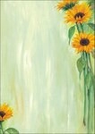 Sigel Designpapier Designpapier Sunflower A4 90g/qm VE=25 Blatt