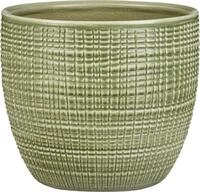Scheurich Blumentopf Scheurich &Uuml;bertopf Serie 866 &Oslash; 19 x 16,9 cm kaki