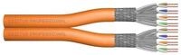 Digitus CAT 7 S/FTP Datenkabel - Verlegekabel, 100 m, Duplex, Dca-s2, d1, a1