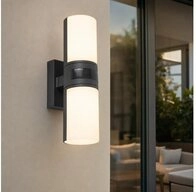 LUTEC LED Au&szlig;en-Wandleuchte, LED-Leuchtmittel fest verbaut, Warmwei&szlig;, LED