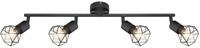 GLOBO LIGHTING Deckenstrahler XARA I, ohne Leuchtmittel, Deckenspot, beweglich, Flur,
