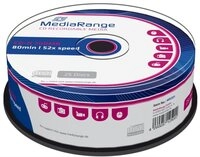 Mediarange CD-Rohling 25 Mediarange Rohlinge CD-R 80Min 700MB 52x Spindel