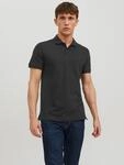 Poloshirt JACK & JONES "BASIC POLO", Herren, Gr. M, schwarz, Piqu&eacute;, Obermaterial:
