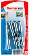 fischer Schrauben- und D&uuml;bel-Set Fischer Hohlraumd&uuml;bel 5.0 x 65 mm - 4 St&uuml;ck