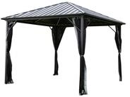 HOME DELUXE Pavillon AZUR - 270 x 270 x 300 cm, inkl. LED - Beleuchtung &...
