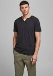 Jack & Jones T-Shirt SPLIT NECK TEE mit V-Ausschnitt