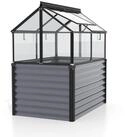 Vitavia Fr&uuml;hbeet Gaia Jumbo mit Unterbau, Dach aus aufstellbaren, seitlich