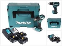 Makita Akku-Schrauber DDF 485 RF3J Akku Bohrschrauber 18 V 50 Nm Brushless + 3x...