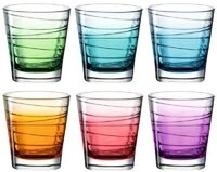 LEONARDO Cocktailglas Leonardo Trinkgl&auml;ser Vario Bunt Klein (6-teilig)