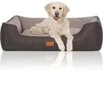 Knuffelwuff Tierbett Hundebett Luke, Schaumstoffflocken grau 75 cm x 105 cm
