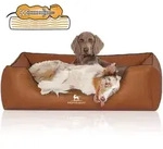 Knuffelwuff Tierbett Hundebett Chesapeak, Orthop&auml;disch braun 75 cm x 105 cm