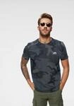 Rundhalsshirt ALPHA INDUSTRIES "BASIC T SMALL LOGO", Herren, Gr. XL, schwarz