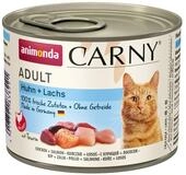 Animonda Carny Adult mit Huhn & Lachs 200 g - 6 St&uuml;ck, Nassfutter f&uuml;r: Katze