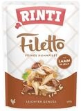 Rinti Filetto Jelly mit Huhn & Lamm 100 g - 24 St&uuml;ck, Nassfutter f&uuml;r: Hund