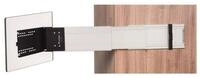 Caratec TV-Wandhalterung CFA102L TV-Halter seitlicher Auszug mit Pushlock