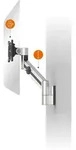 DURABLE Monitor-Halterung Monitorhalter mit Arm f&uuml;r 1 Monitor silber...