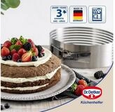 Dr. Oetker K&uuml;chenhelfer Tortenschneider Tortenboden-Schneidhilfe inkl....