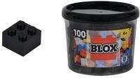 Androni Androni Bausteine Blox 100 schwarze 4er Steine in Dose Spielbausteine