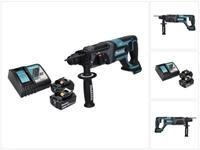 Makita Akku-Bohrhammer DHR 241 RT 18 V 2,0 J SDS plus + 2x Akku 5,0 Ah +...