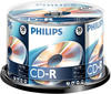 Philips CD-Rohling CD-R 80 Min/700 MB Philips 52x in Cakebox 50 Stk