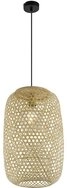 GLOBO LIGHTING LED Pendelleuchte Globo H&auml;ngeleuchte Mirena natur &Oslash; 31 cm E27,...