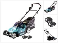 Makita Akkurasenm&auml;her DLM 432 G2 Akku Rasenm&auml;her 36 V (2x 18 V) 43 cm + 2x...