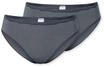 Taillenslip SCHIESSER "Modal Essentials", Damen, Gr. 36, blau (804, nachtblau),