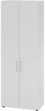 HAMMERBACHER Aktenschrank Schrank 6OH BxTxH 80x42x215,6cm Griff BS Grau