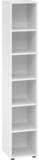 HAMMERBACHER Regal Regal 6OH 80x40x215,6cm Wei&szlig;